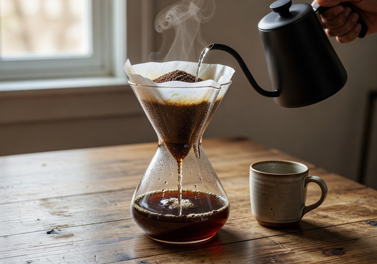 Pour over coffee